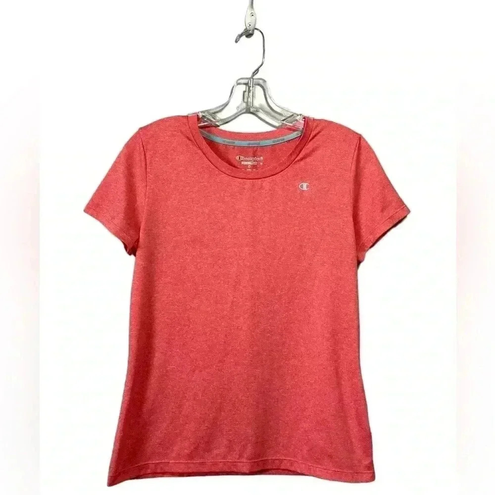 NWOT, Champion, Power Train Heather Sports T-Shirt, Small, Red 🏃‍♀️ - Picture 2 of 9
